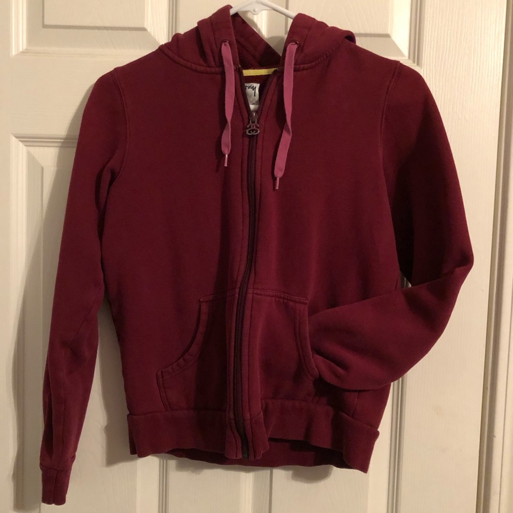 Stussy zip up hoodie